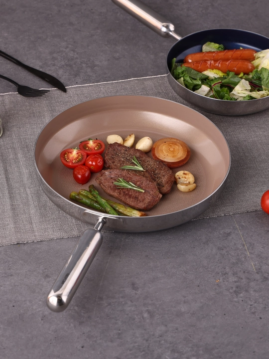NEOFLAM EDGE WOK Tova, 28 sm, zanglamaydigan po‘latdan, induksion, ko‘k, keramik