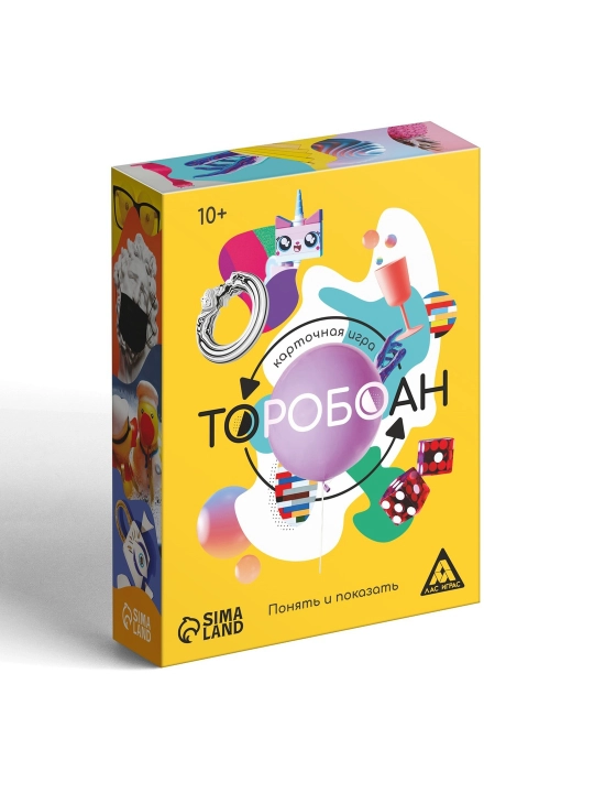 Карточная игра Торобоан Понять и показать, развивающая семейная игра, 10+