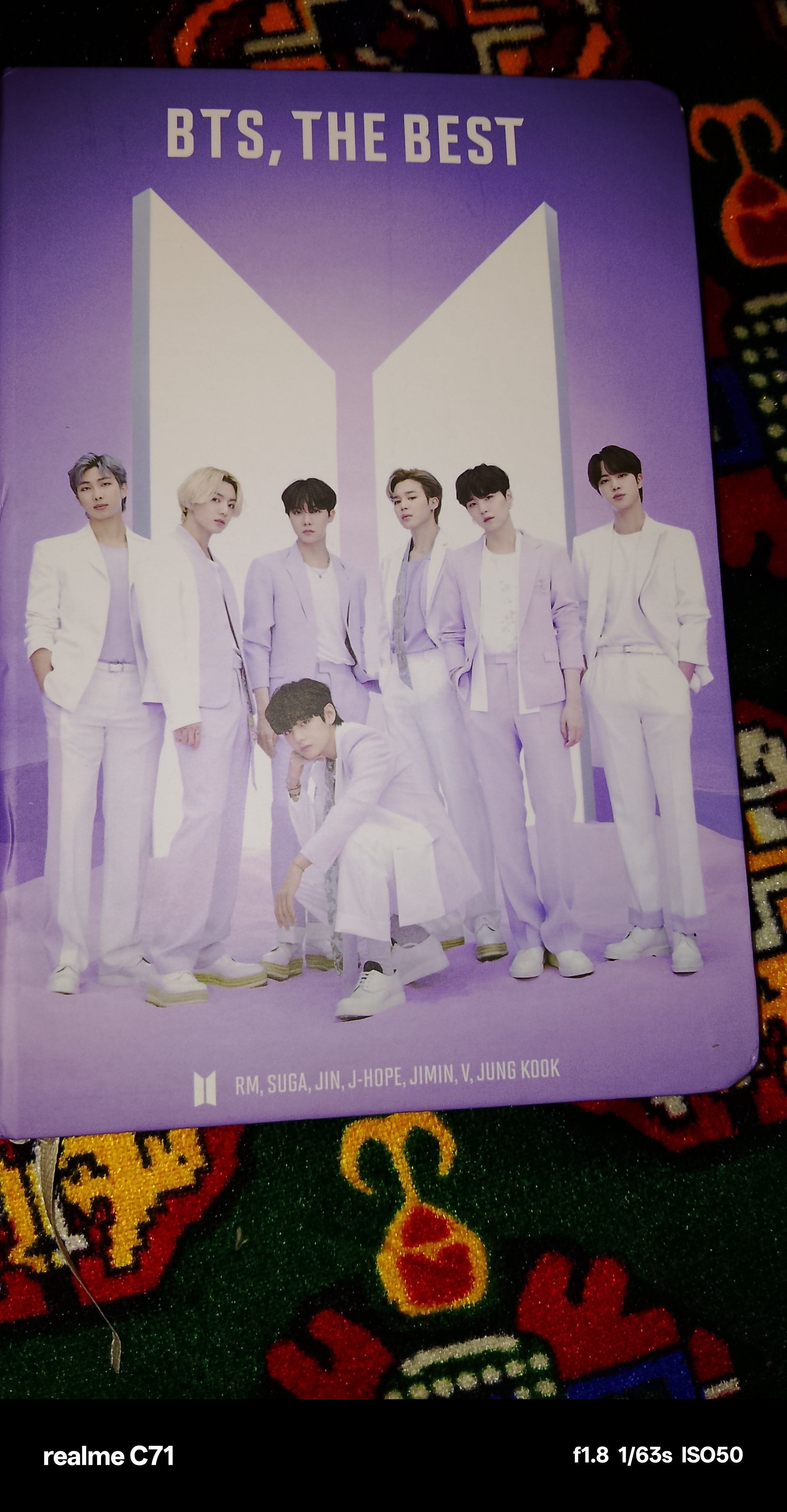 Sovg'a uchun bloknot, BTS