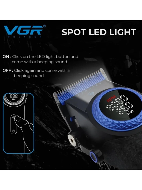 VGR 001 Professional Soch Kesish Mashinkasi – Soqol va Soch Uchun