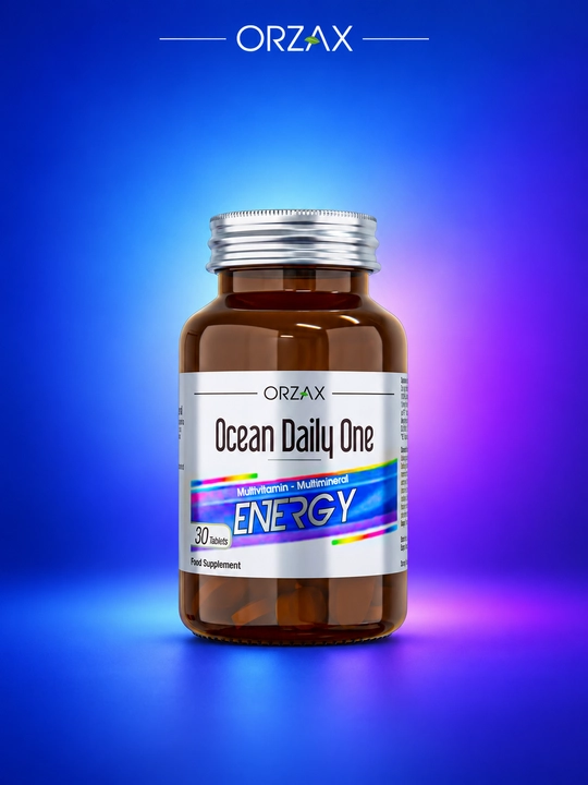 Ocean Daily One Energy — 12 vitamin, 10 mineral, jenshen va Q10, №30, Halol.