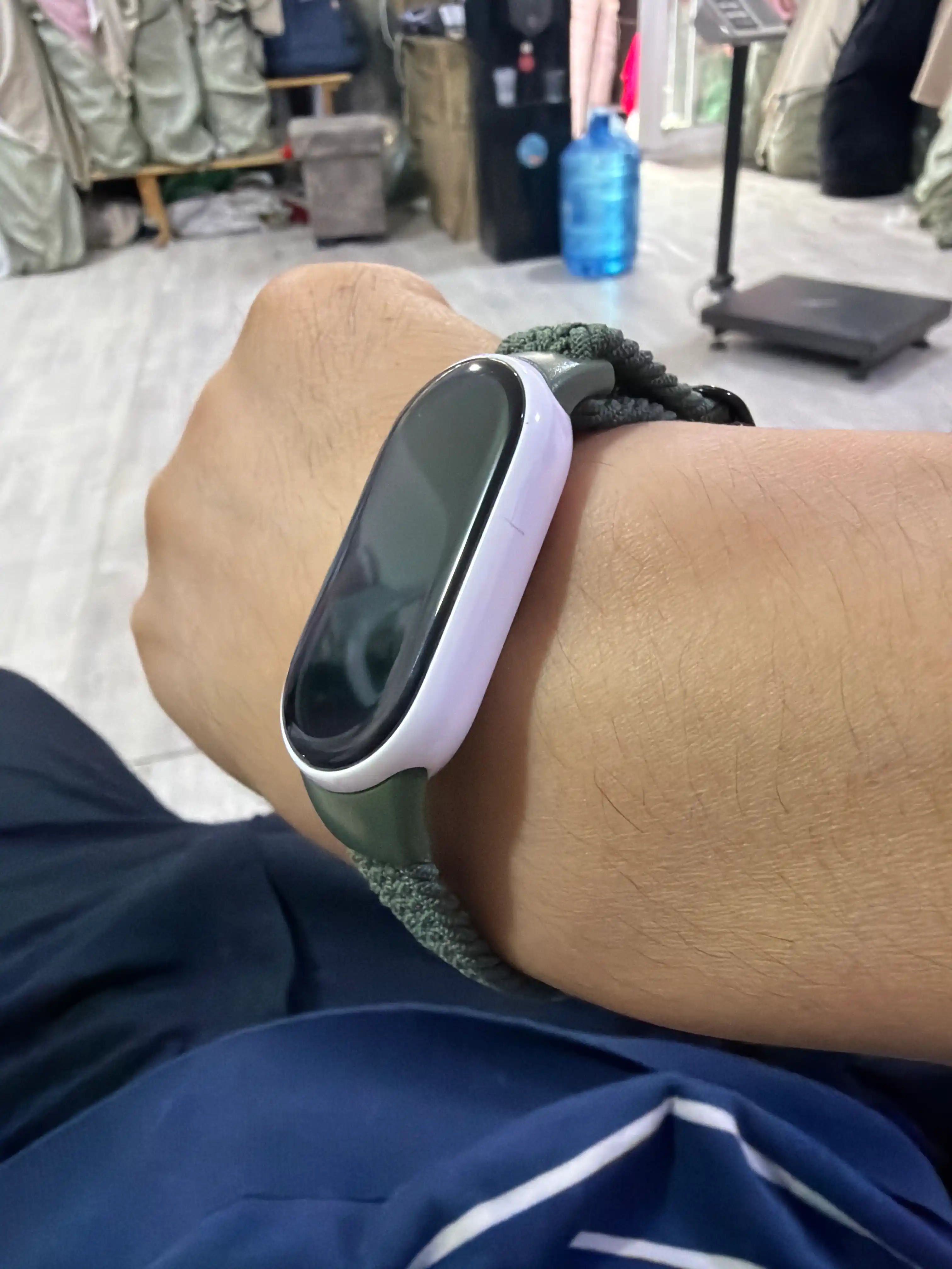 Xiaomi Mi Band 7, 6, 5, 4, 3 uchun neylon to‘qilgan almashtiriladigan tasma