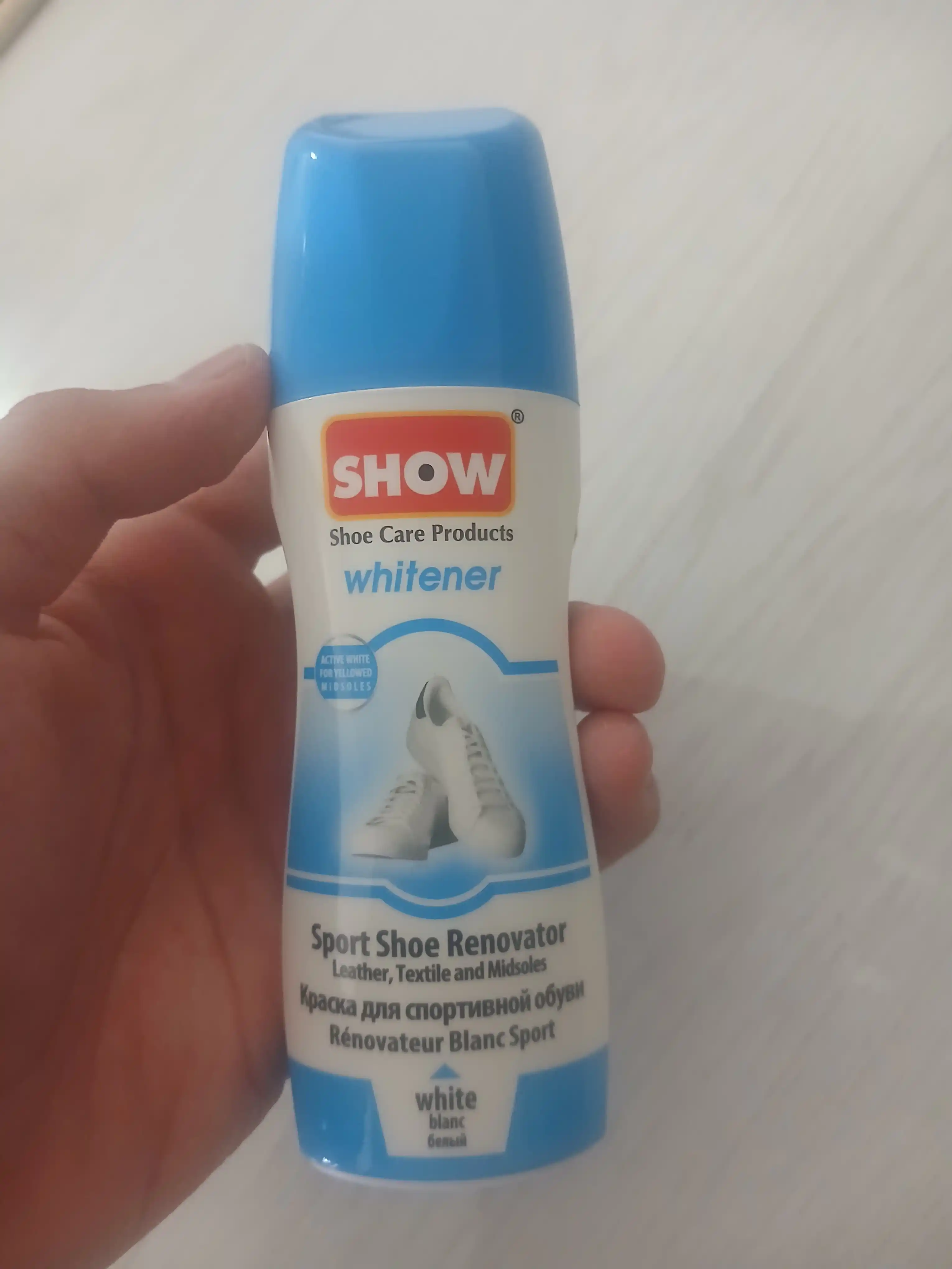 Sport poyafzallarini yangilash vositasi Show, oq, 75 ml