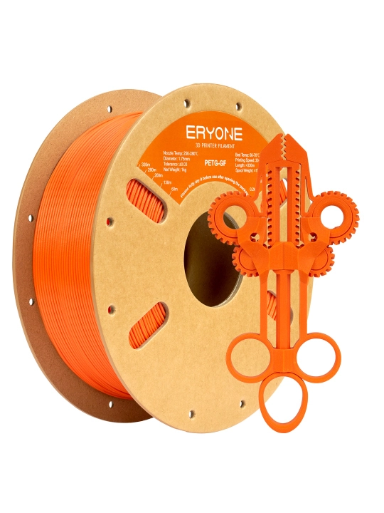 ERYONE filament,Glass Fiber PETG plastik ip, 1,75 mm, 3D-printer uchun, 1 kg - 