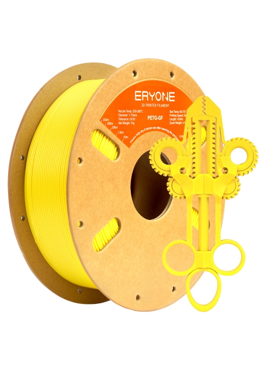 ERYONE filament,Glass Fiber PETG plastik ip, 1,75 mm, 3D-printer uchun, 1 kg - 