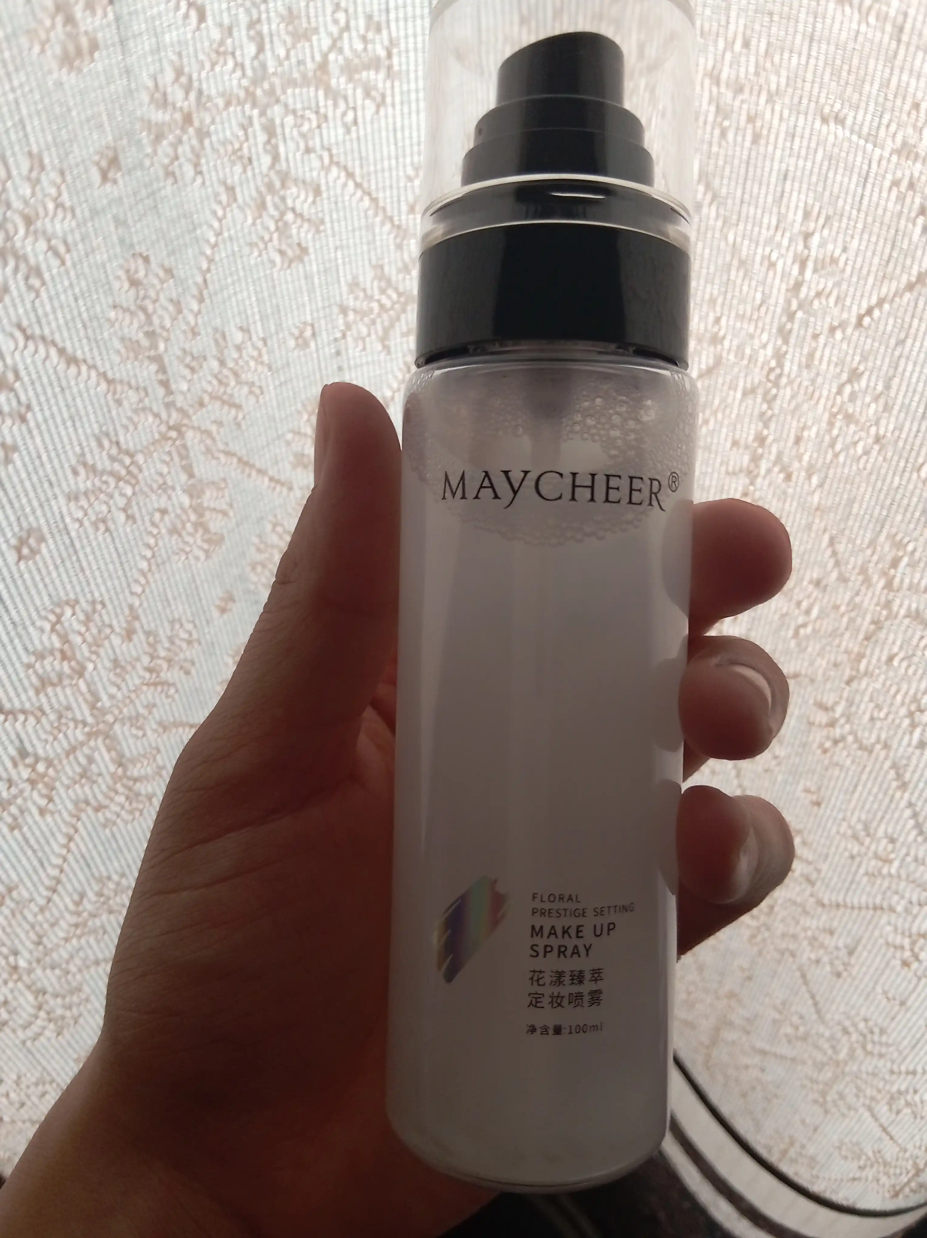 Mukammal pardoz uchun "Maycheer" fiksatsiyalovchi spreyi, 100 ml