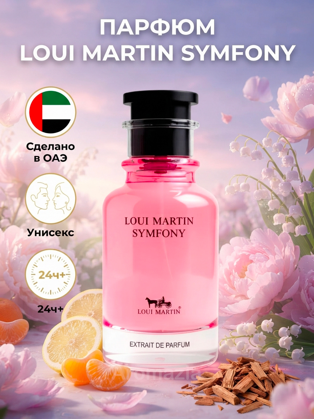Loui Martin Symfony uniseks uchun atir 100ml duxi arab LV Symphony analog - 