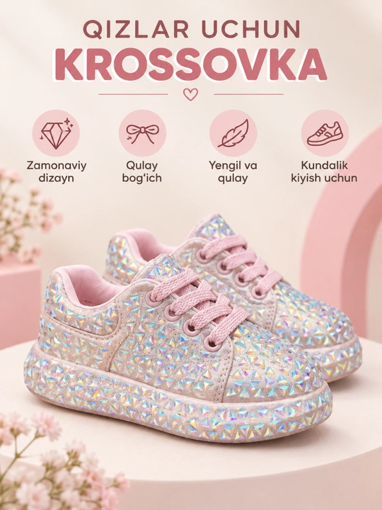 Современные и удобные кроссовки для девочек