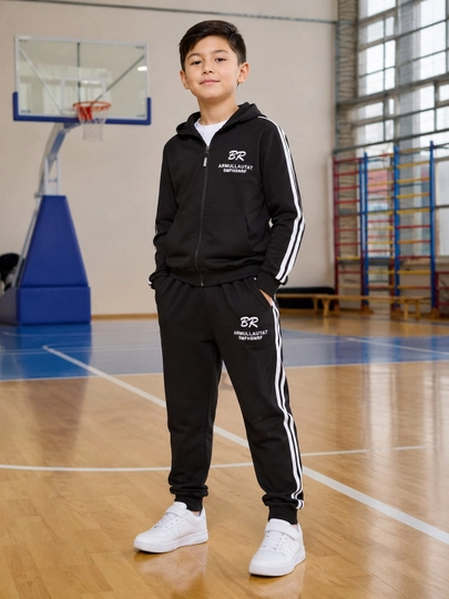 O‘g‘il bolalar uchun sport kostyumi, sport kiyimi, mashg‘ulot kostyumi, 7-16 yosh - 
