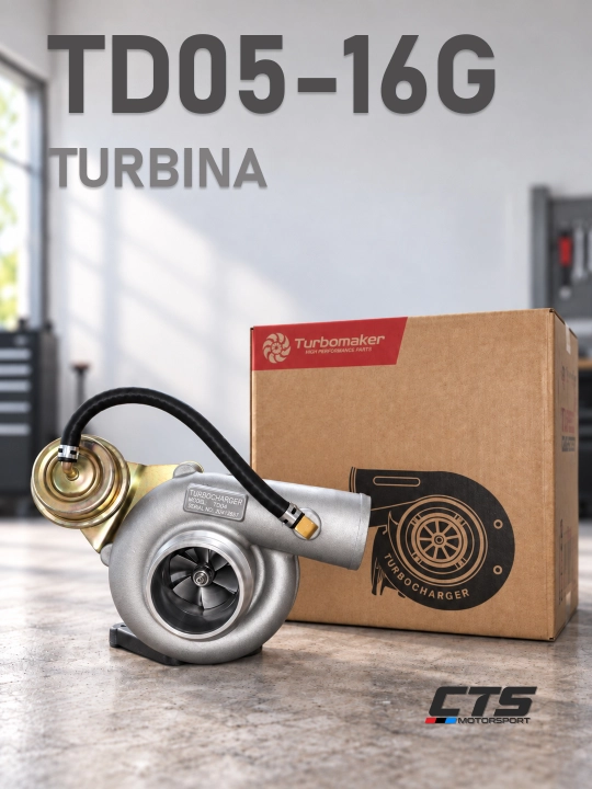 Turbomaker TD05-16G turbokompressori, aktuatorli, benzin dvigatellari uchun - 