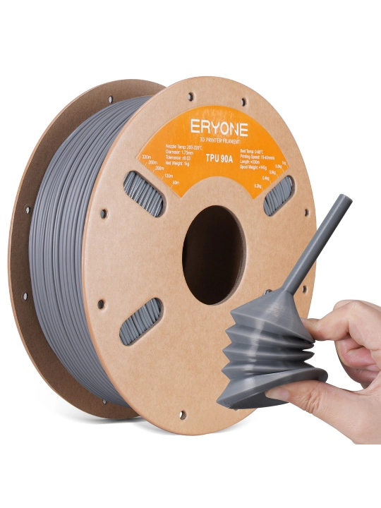 ERYONE filament, TPU 90A plastik ip, 1,75 mm, 3D-printer uchun, 1 kg - 