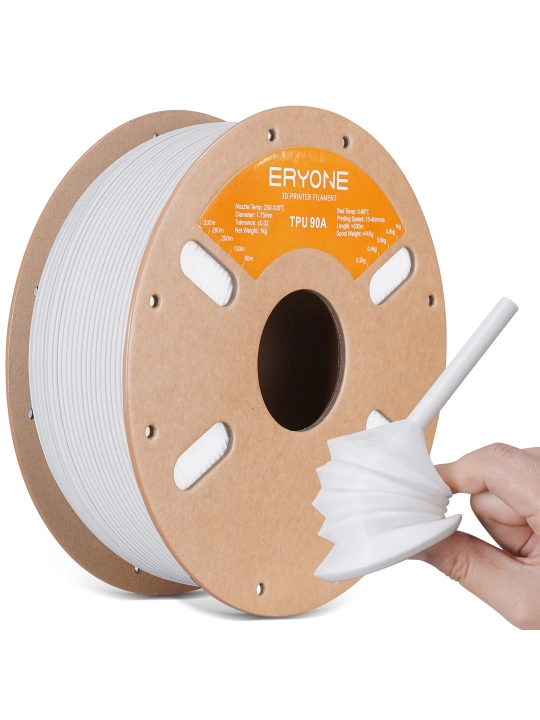 ERYONE filament, TPU 90A plastik ip, 1,75 mm, 3D-printer uchun, 1 kg - 