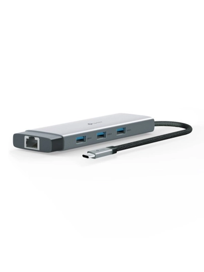 UH9120C USB Type-C Hub 9-in-1, HDMI 4K, Gigabit LAN, USB 3.0, SD/microSD, PD 100 Vt