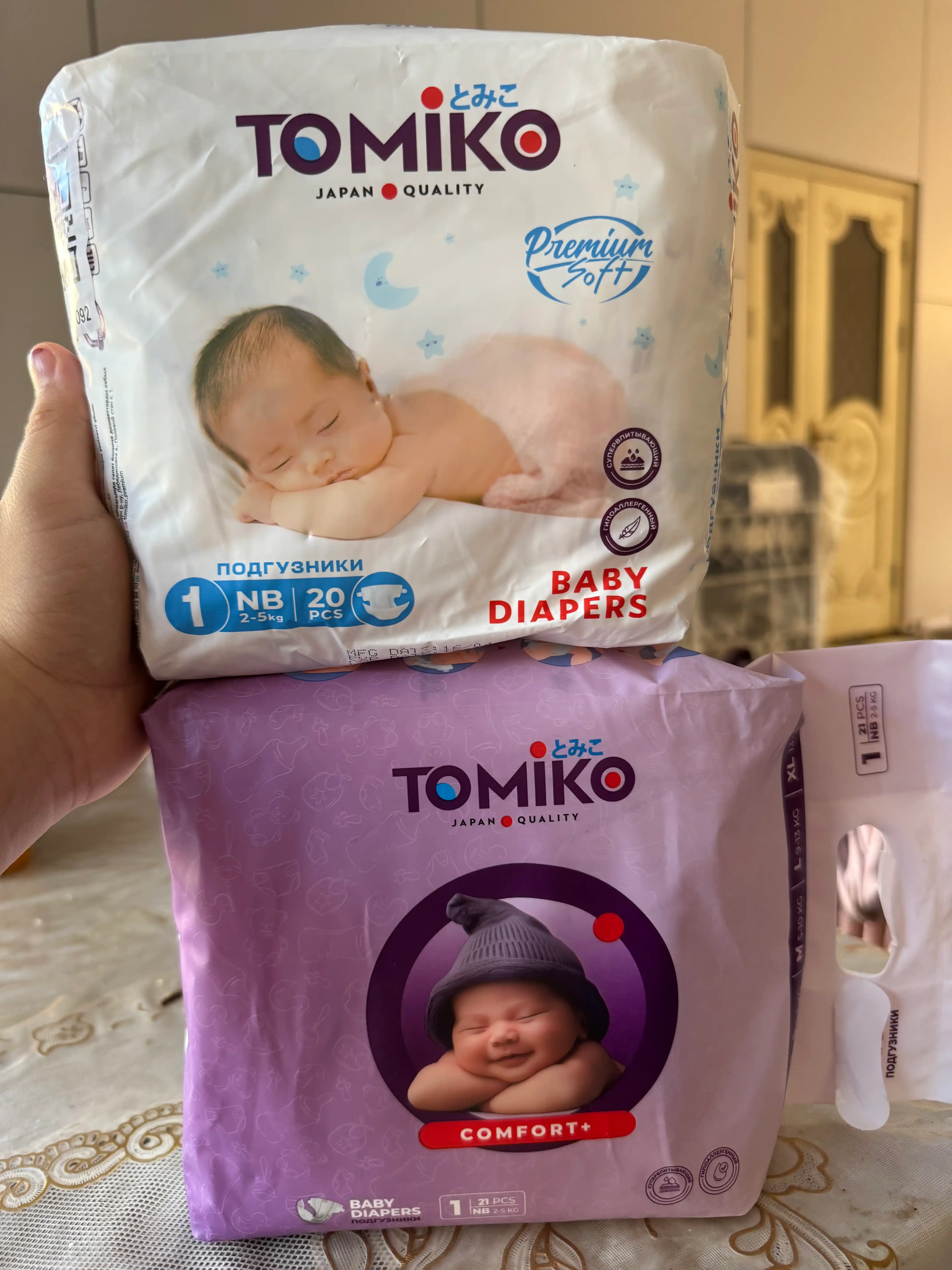 Подгузники Tomiko Comfort+