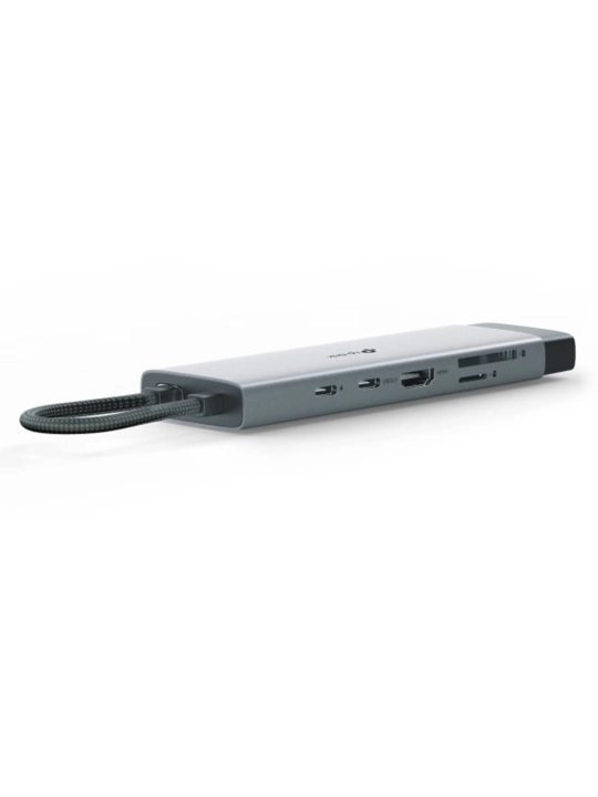 UH9120C USB Type-C Hub 9-in-1, HDMI 4K, Gigabit LAN, USB 3.0, SD/microSD, PD 100 Vt