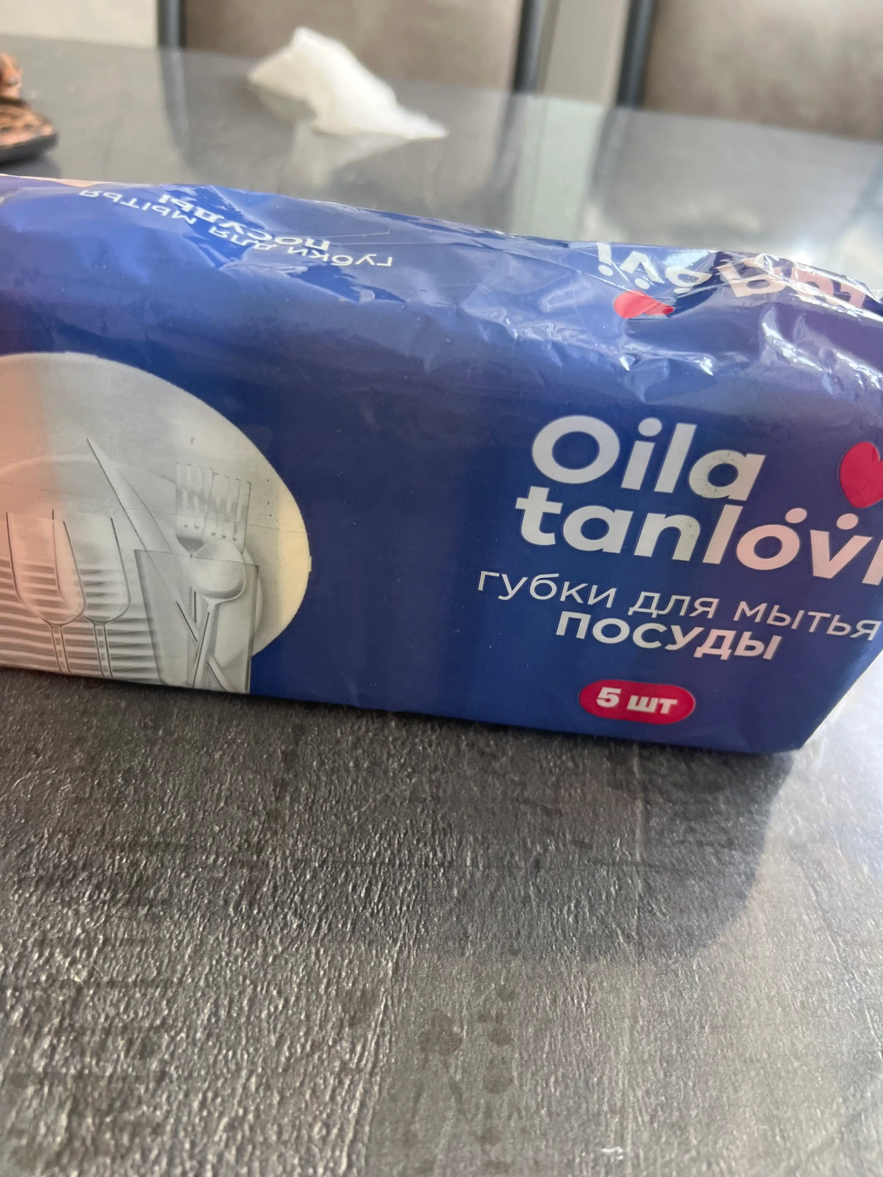 Idishlarni yuvish uchun gubkalar Oila tanlovi, 5 dona