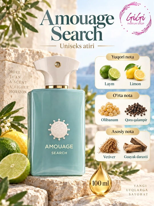 Amouage Lineage, uniseks atirlari, 50 ml - 