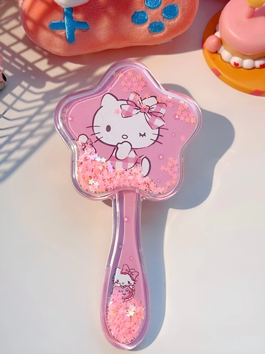 Расчёска-звёздочка Hello Kitty для девочек - 