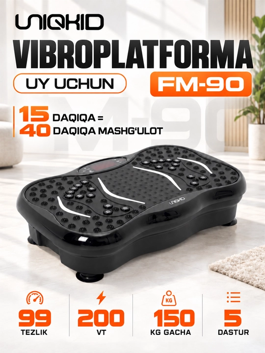 Ozish uchun vibratsion platforma  Uniqkid FM90 - 