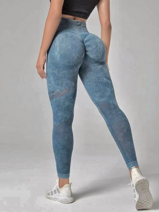 Push-up effektli va yuqori belli ayollar chokssiz sport legginslari, fitnes va yoga uchun