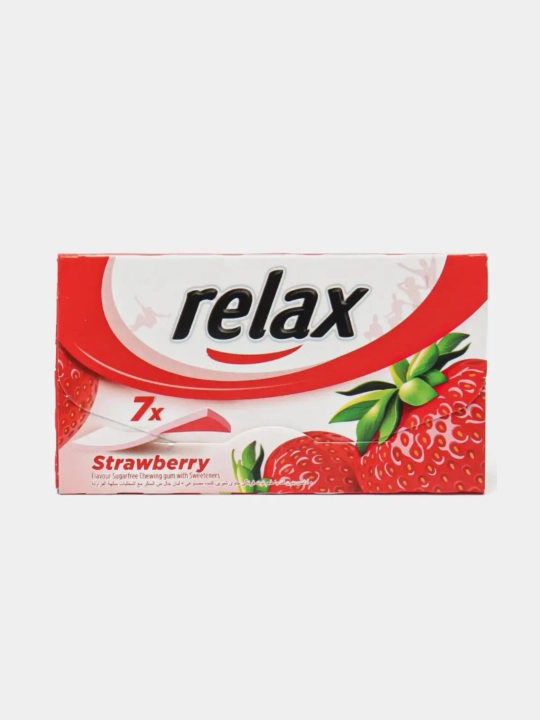 Relax Qulupnayli saqich, 13,5 g/Relax Strawb 20 CA X 21 dona - 