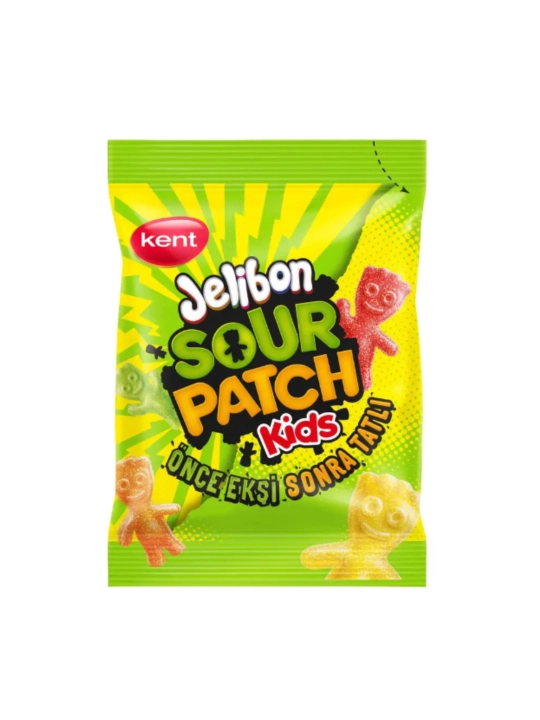 Jelibon Sour Patch Kids chaynalmali marmeladi, nordon, mevali ta’mli, 40 g X 16 dona - 