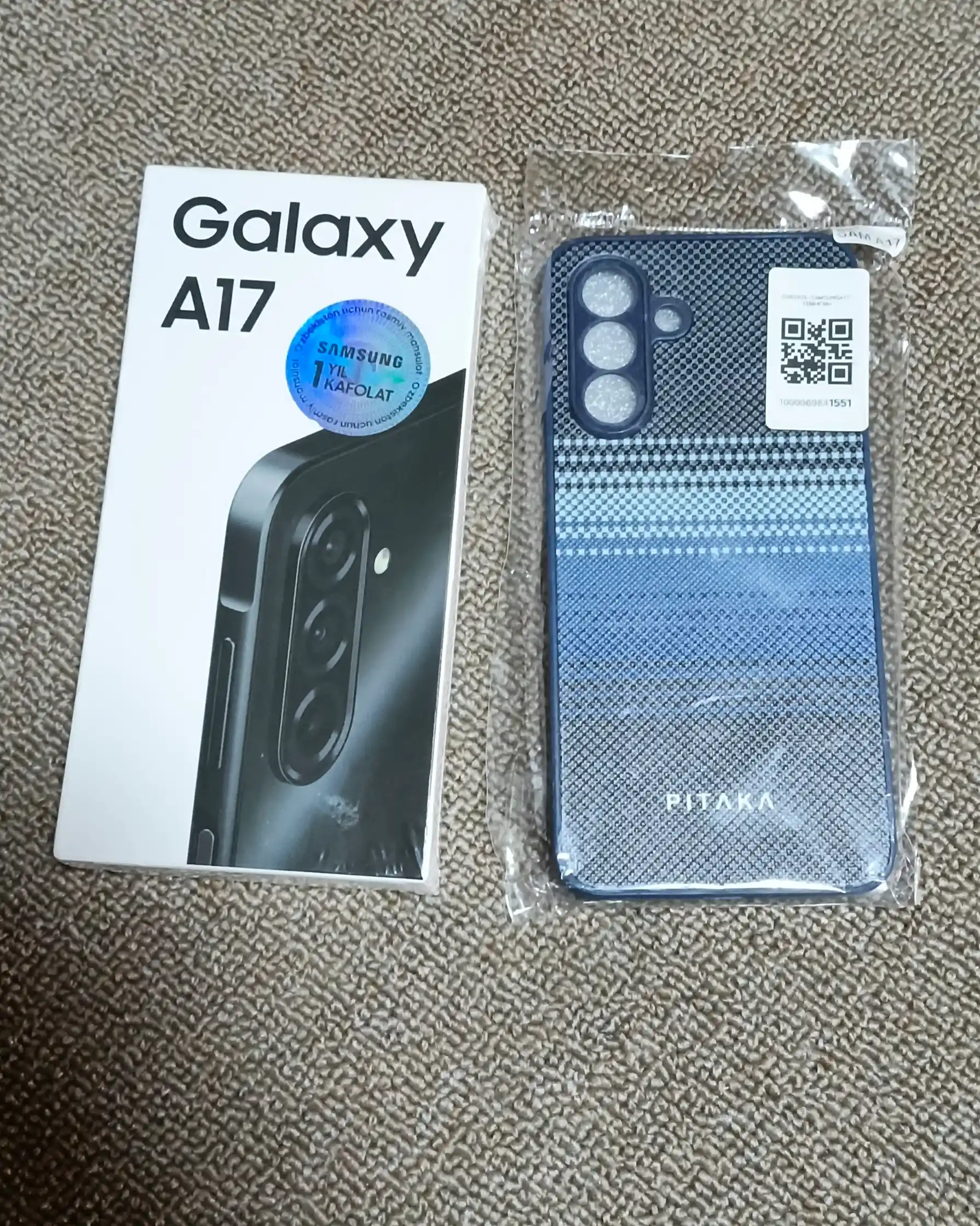 Смартфон Samsung Galaxy A17, 6.7" Super AMOLED 90Гц экран, камера 50Мп, 5000 мАч