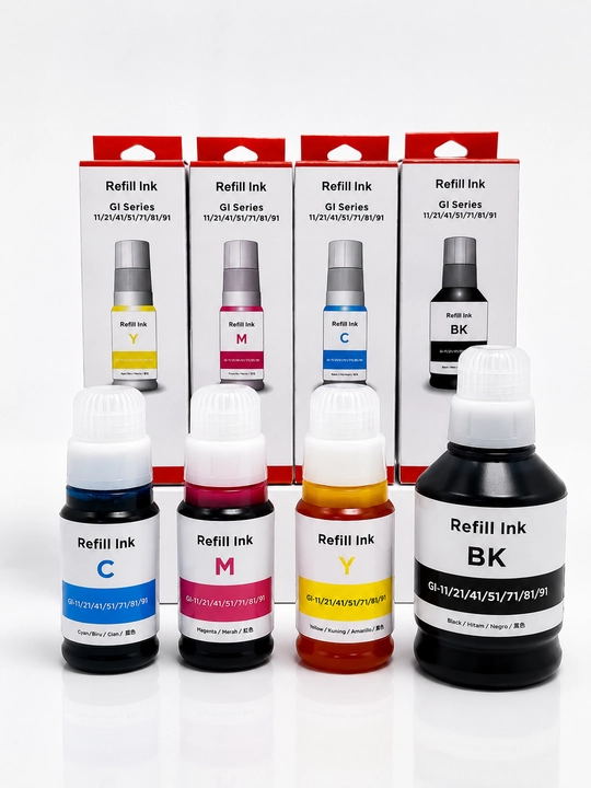 Чернила Canon GI-41 Refill Ink BK C M Y для PIXMA G1420 G2420 G3420 принтеров