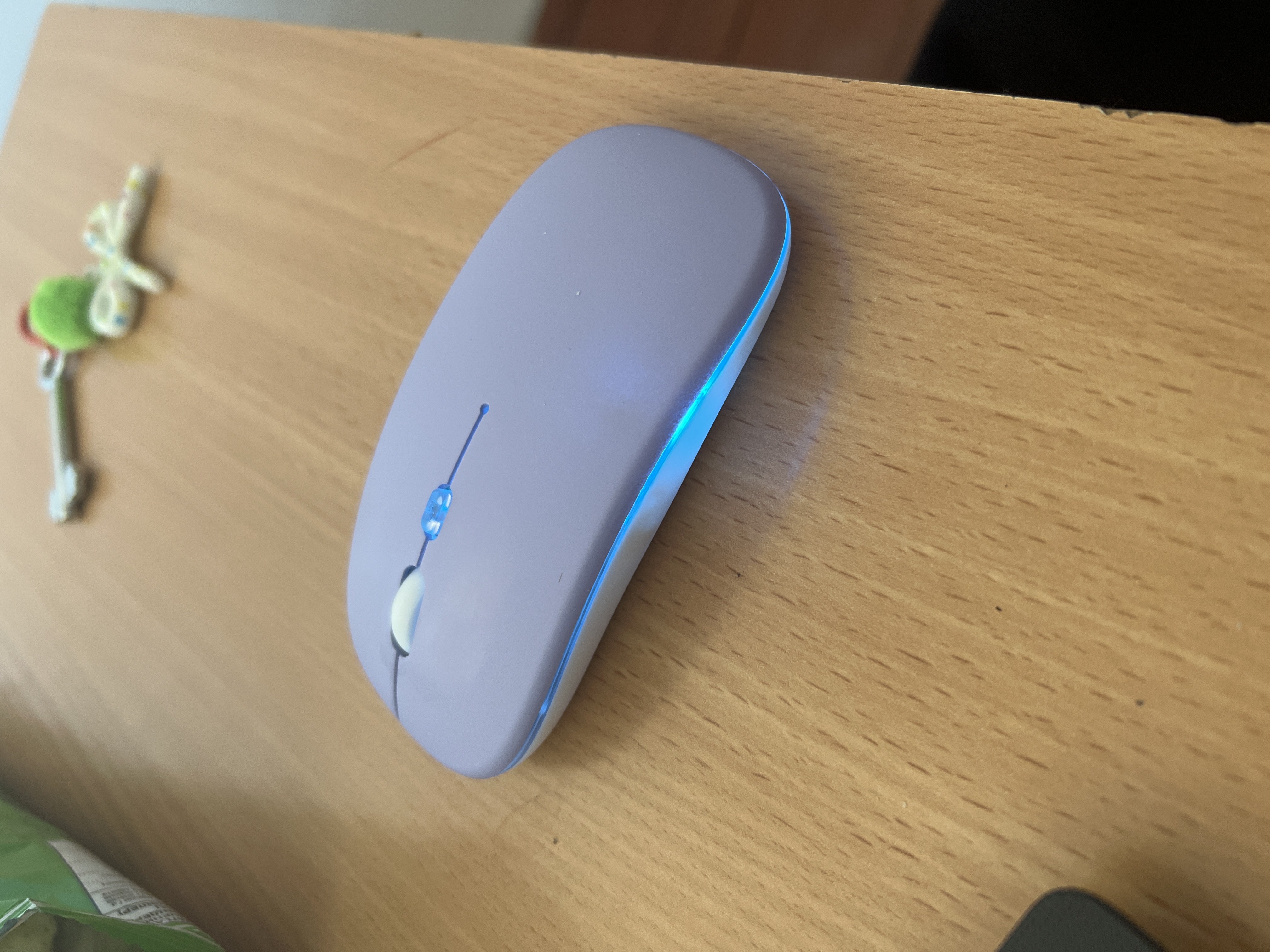 Sichqoncha Bluetooth simsiz tovushsiz Type-c zaryadka 2 rejimda ishlaydigan