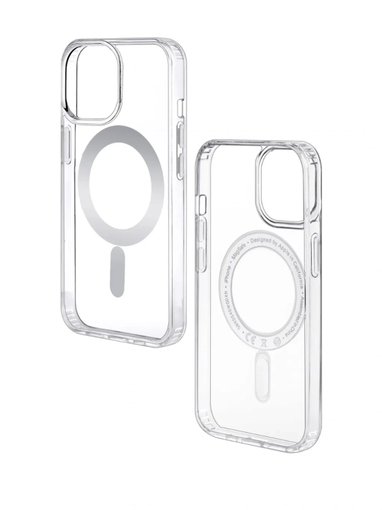 Чехол для iPhone 13 Pro Max Clear Case MagSafe прозрачный