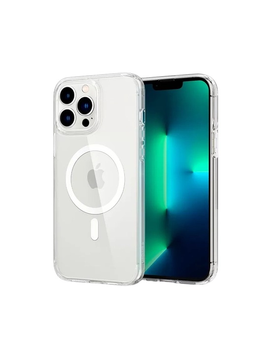 Чехол для iPhone 13 Pro Max Clear Case MagSafe прозрачный