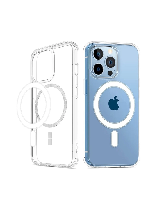Чехол для iPhone 13 Pro Max Clear Case MagSafe прозрачный