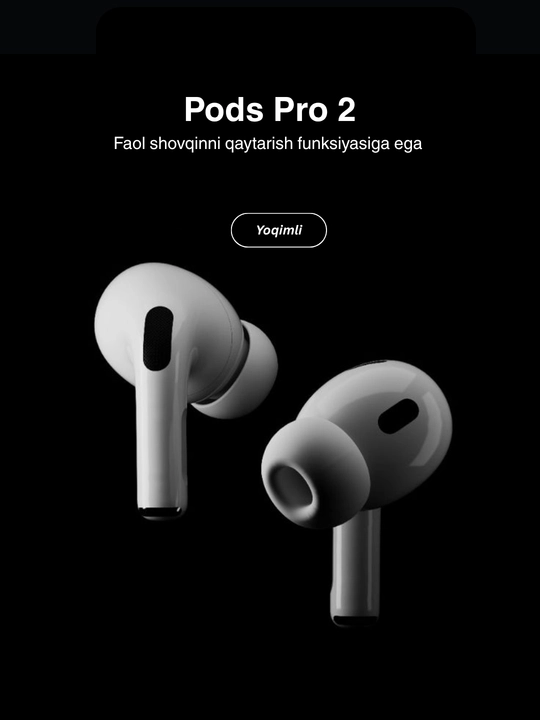 Simsiz quloqchinlar Pods Pro 2