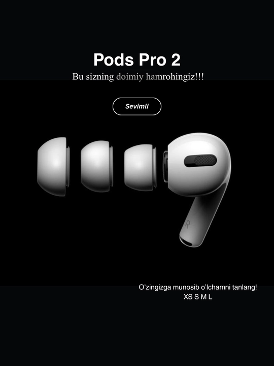 Simsiz quloqchinlar Pods Pro 2