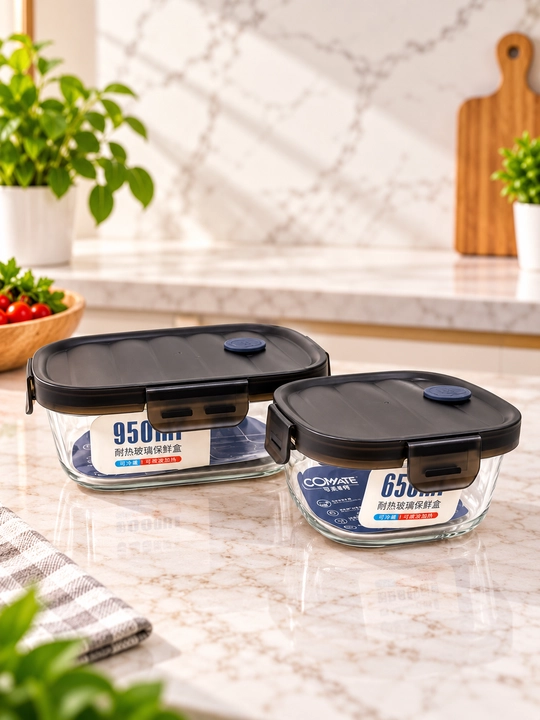 Lunch box Shisha idishlar 650 ml va  950 ml, qopqoqli, termosumkali ovqat saqlash uchun