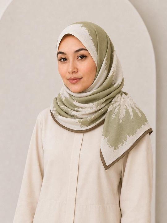 Ayollar uchun turk ro‘moli 110 × 110 sm, paxta matoli, hijob uchun