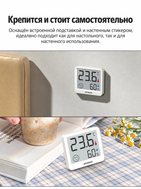 Xiaomi ATuMan Duka TH mini harorat va namlik sensori
