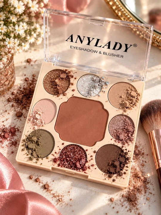 Anylady, ko‘z teni, ko‘z soyasi, ten paletkasi, makiyaj paletkasi, kosmetika