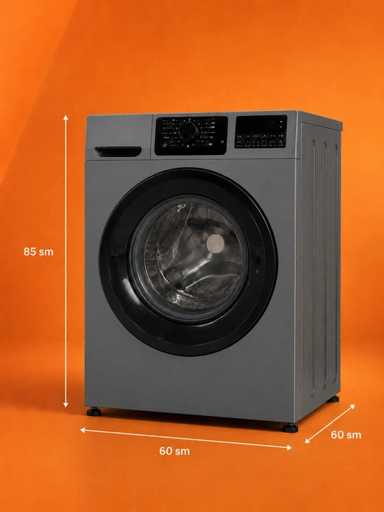 Oldindan yuklanadigan avtomatik kir yuvish mashinasi, 85×60×60 sm