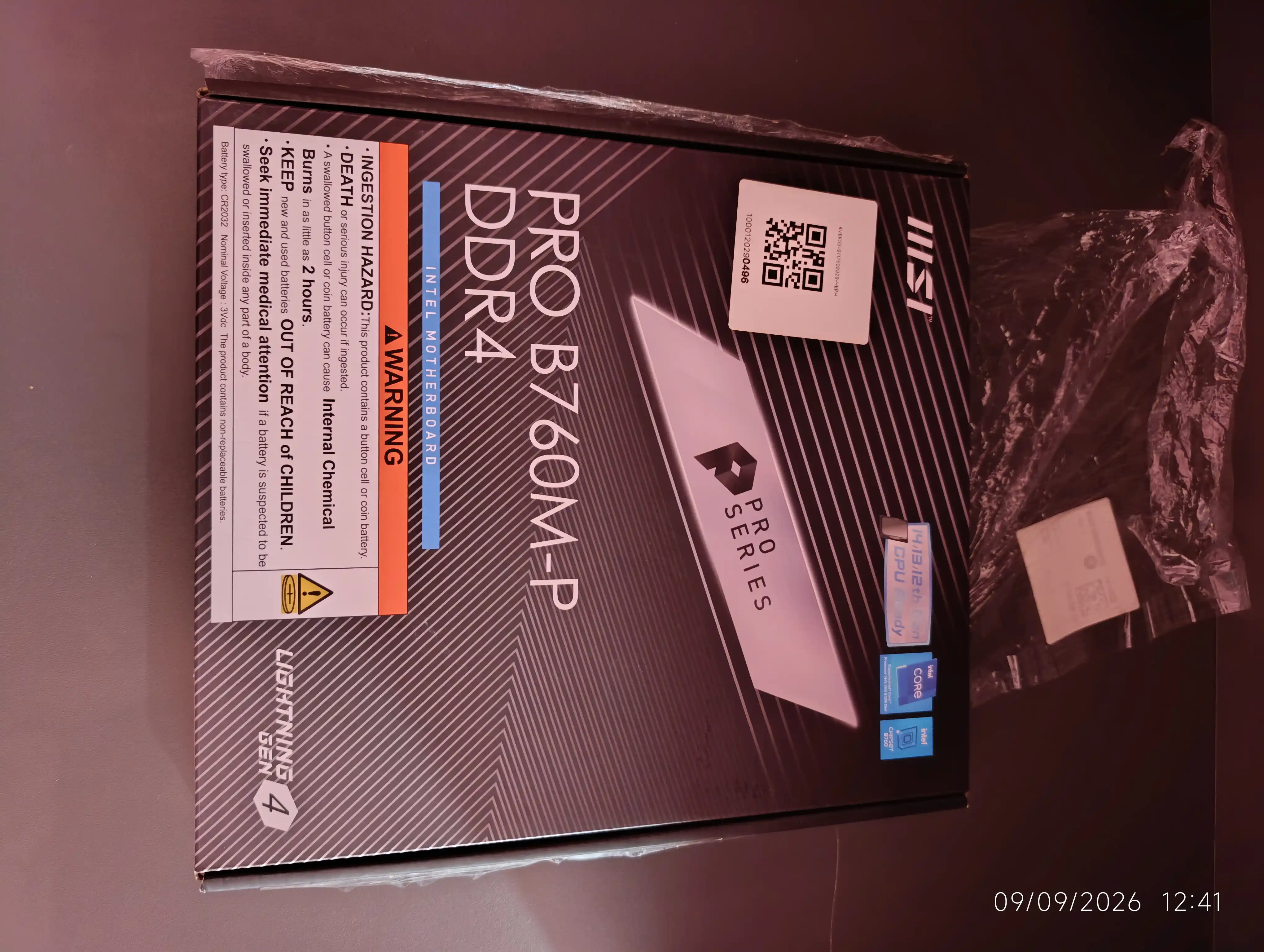 Материнская плата MSI PRO B760M-P, LGA 1700, DDR4, microATX