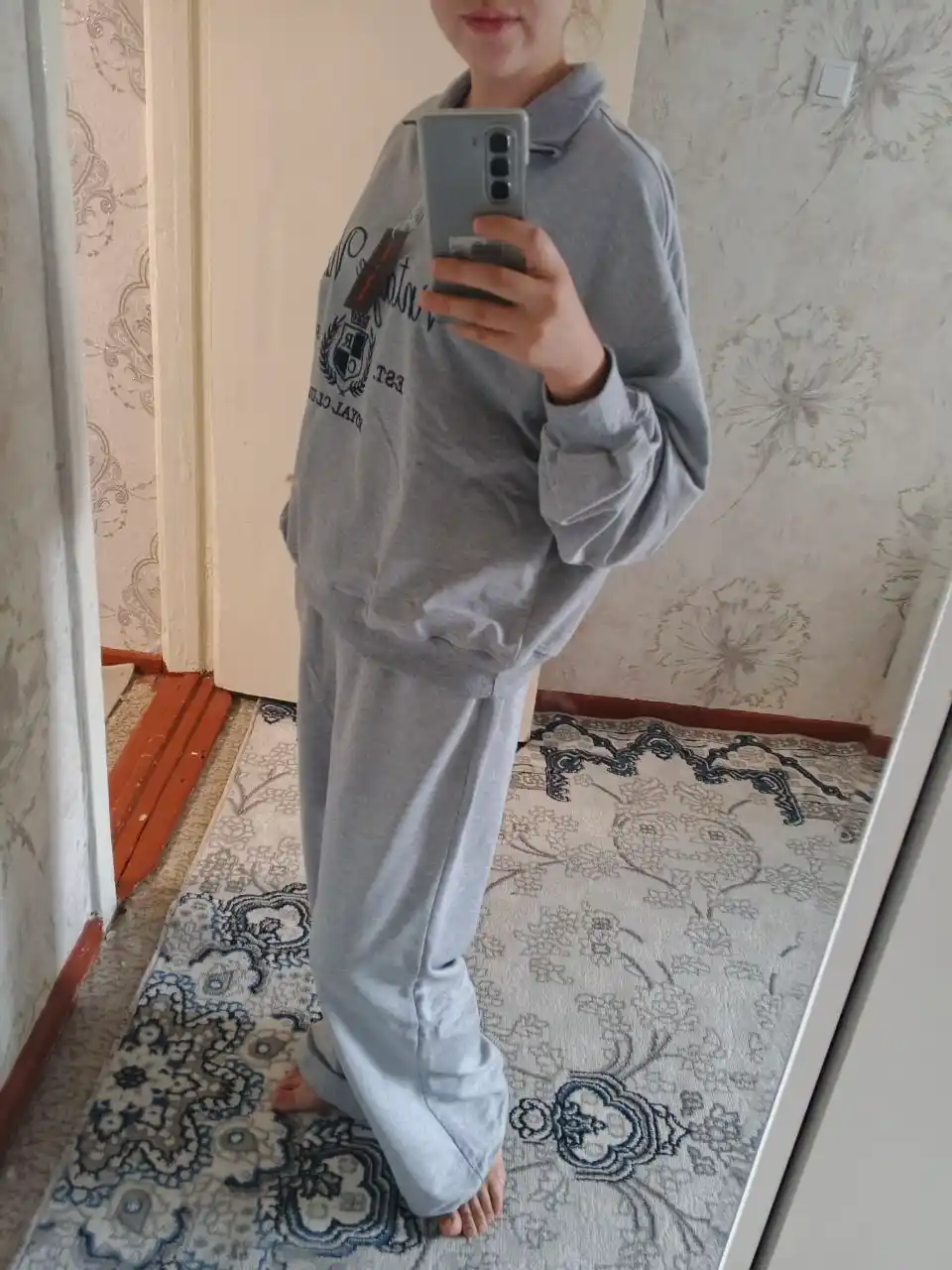 Ayollar sport kostyumi, svitshot va shimlari, to‘plam, o‘lchamlari: XS-S-M-L-XL-3XL