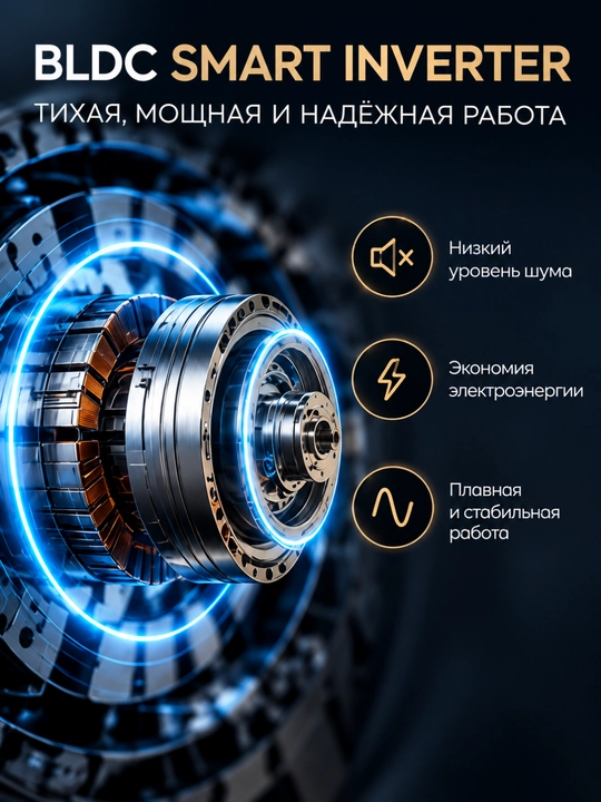 Стиральная машина IMMER 6 кг, 8 кг, 10 кг BLDC Inverter