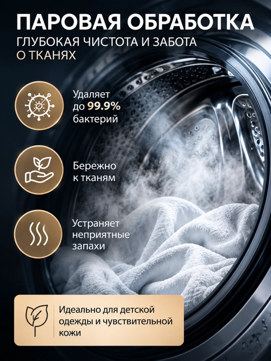 Стиральная машина IMMER 6 кг, 8 кг, 10 кг BLDC Inverter