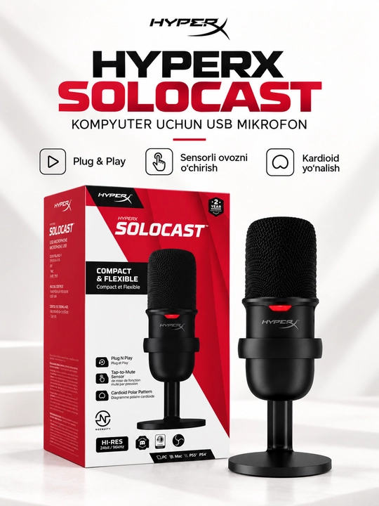 Микрофон HyperX SoloCast