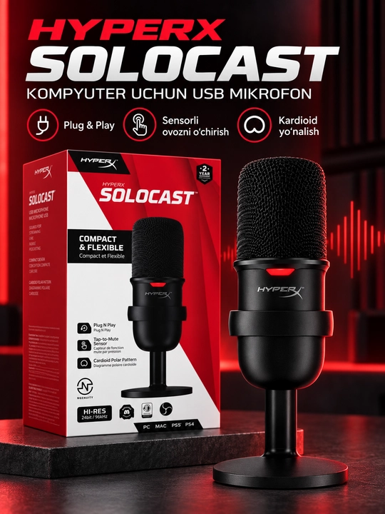 Микрофон HyperX SoloCast