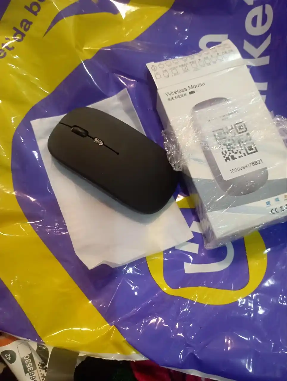 Imsiz sichqoncha Bluetooth +2.4G RGB jim ishlaydigan Type-C noutbuk kompyuter Mac uchun