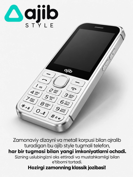 Ajib Style tugmali telefon