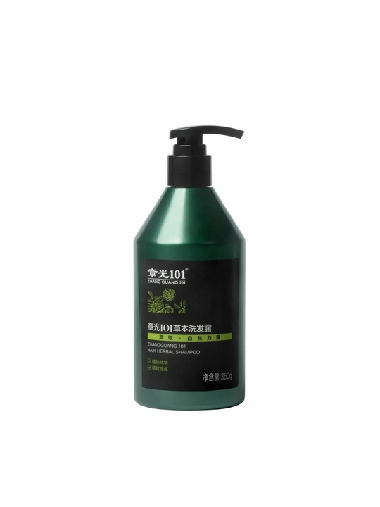 Травяной укрепляющий шампунь Zhangguang 101 Hair Herbal Shampoo (360 г)