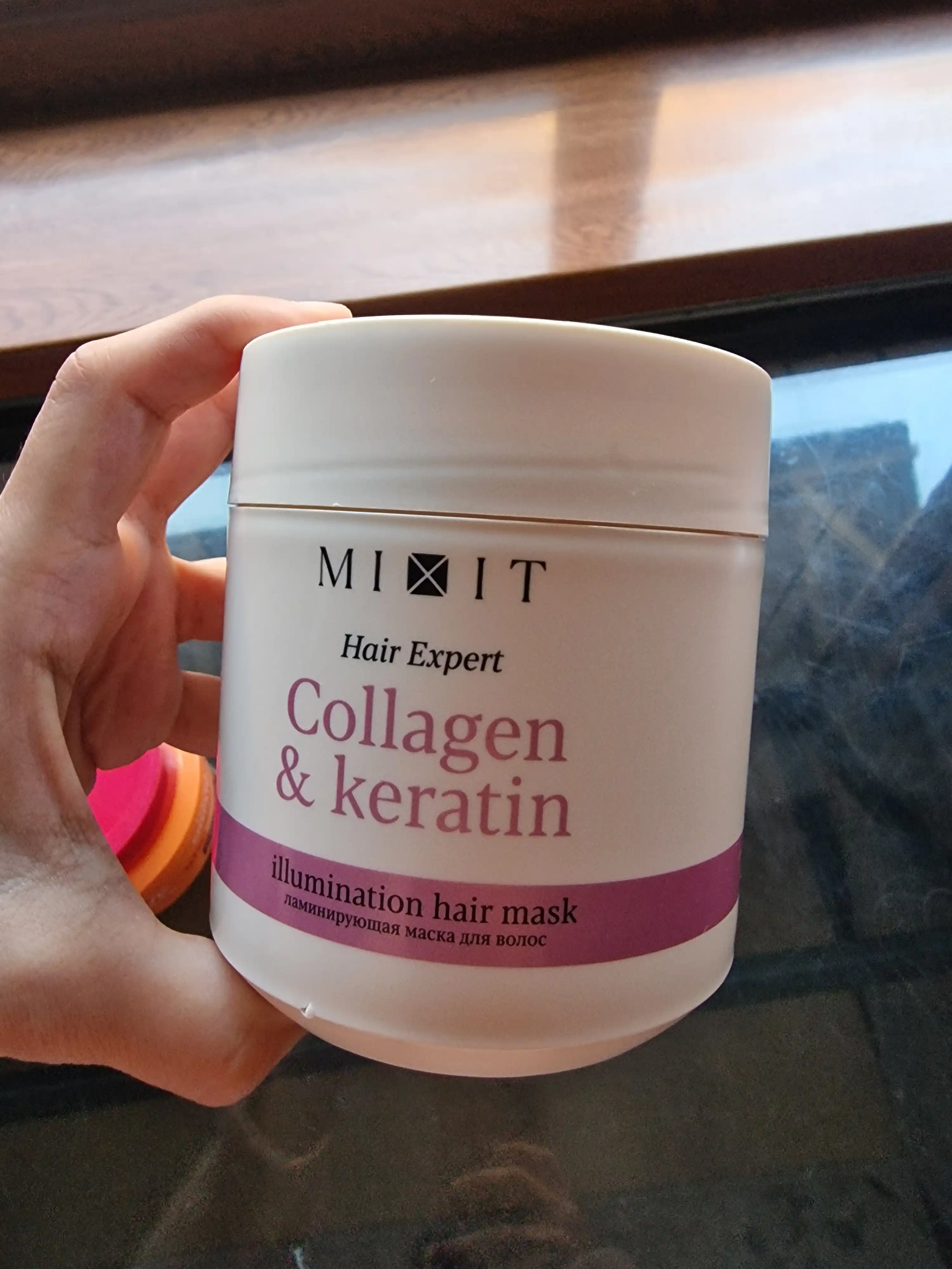 MIXIT Hair Expert sochlar uchun laminatsiyalovchi niqob, 400 ml