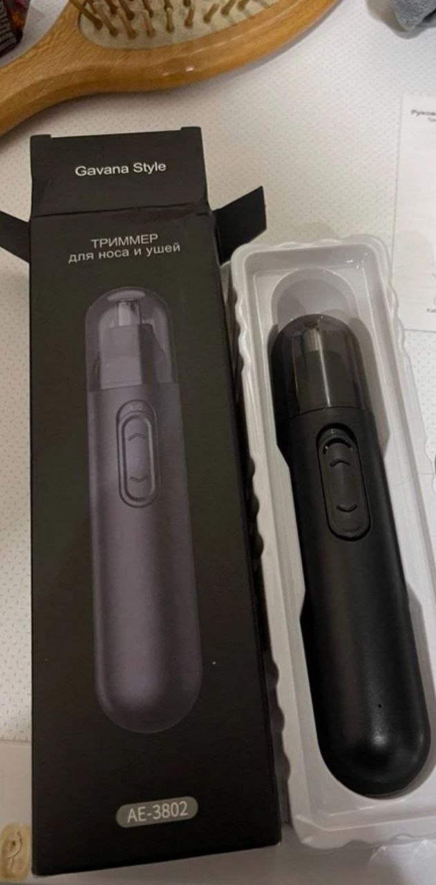 Burun va quloqlar uchun trimmer, portativ